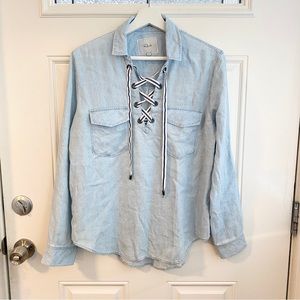 Rails matea lace up top